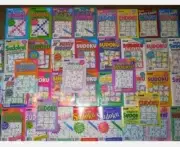 Lot of 4 New Dell Penny Press Sudoku Puzzle Books Number Puzzles RANDOM MIX