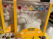 Pair of Mondo Llama Paint-Your-Own Ceramic Unicorn Kits