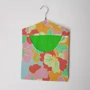 Peg Bag Handmade Retro Floral Vintage Fabric Lined Laundry Clothes Peg Holder
