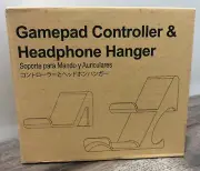 2pc Gamepad Controller & Headphone Hanger •Stand Alone, Wall Mount w/Hardware