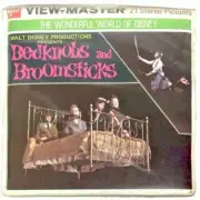 Disney BEDKNOBS & BROOMSTICKS 3d View-Master 3 Reel Set SEALED Angela Lansbury