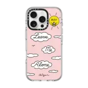 iPhone 16 Pro Clear Case MagSafe Compatible Leave Me Alone By Ceizer