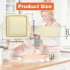2Pcs Bread Proofing Basket Silicone Dough Proofing Bowl Foldable Dough FlREj