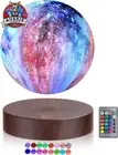 Levitating Moon Lamp - Floating & Spinning LED 16 Colors, Unique Gift