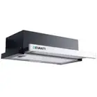Devanti Rangehood Range Hood Stainless Steel Slide Out Kitchen Canopy 60cm 60...