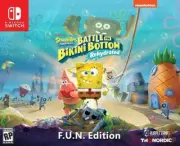 Spongebob Squarepants Battle for Bikini Bottom F.U.N Edition Nintendo Switch New