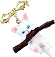 [WRITWAA] 1pc Tree Holding Brooch Cat Badge Pins Fashion Brooch Ornament Clothes Pin Cat Lapel Pin 3d Three-dimensional Badge Dress Collar Brooch Cat Safety Pins Shawl Pin Resin