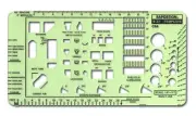 New Berol Rapidesign Template - CBA Architectural - R-33