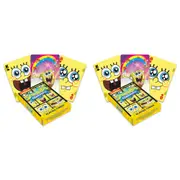 2PK Aquarius Spongebob Faces Playing Cards Poker Family Game Party Gaming Deck
