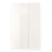 Rick McLean's 890 x 2000mm White Smart Pivot Front Only Shower Screen