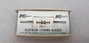 Kmart K mart platinum chrome blades Razors Blade Pk. Vintage
