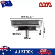 1X Square Stainless Steel Kitchen Sink Strainer Drainer Post Stopper Waste Plug~