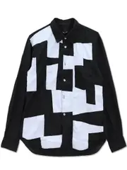 [COMME des GARCONS HOMME DEUX] 拼布襯衫