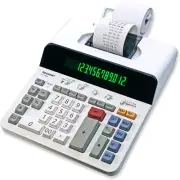 Sharp Printing Calculator, 12 Digit Adding Machine with Extra Large 10 Digit Pri