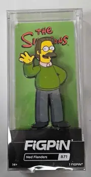 FiGPiN Ned Flanders #871 - The Simpsons - Brand New - Free Shipping!
