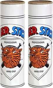 Tiger Stick Original Bat Grip Two Pack (4.25oz Each) - Double Pack Bat Wax Grip - No Stain, No Smell - Ideal for Baseball, Softball, Lacrosse, Golf, Surfing