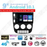 9'' Android 10.1 16GB Car Stereo Radio GPS For Mercedes- Benz M-Class W163 ML/M