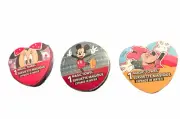 DISNEY Minnie Mouse & Mickey Mouse Magic Towel Washcloth Set of 3