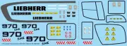 1/14 Decals for Huina Excavator Kabolite K970 970-100S Pro RC TBD1060