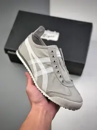 在飛比找Yahoo!奇摩拍賣優惠-Onitsuka Tiger 鬼冢虎 無鞋帶帆布鞋