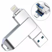 OTG Lighting Micro USB3.0 Flash Drive Memory Stick For iPhone Android PC