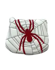 New TaylorMade Spider White/Red Hook & Loop Mallet Putter Headcover