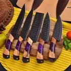 Chef Kitchen Cutlery Set Carbon Steel Kitchen Knife Set Knife Meat Slicer