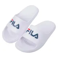 在飛比找momo購物網優惠-【布布童鞋】FILA經典白色中童運動拖鞋(P3N32XM)
