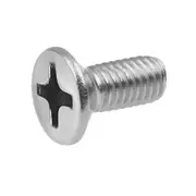 M4x10mm Flat Countersunk Head Phillips Machine Socket Screws Bolts G304 Stainless Steel Fully Threaded Metric Assortment Industry Furniture