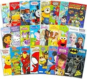 24 Pack Small Coloring Books for Kids Ages 4-8, 2-4 - Bulk Coloring Bundle Classroom Rewards, Prizes, PreK Kindergarten Party Favors with Disney, Nick, More | Mini Activity Books for Kids, Boys, Girls