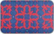 Amooorous Blue and Red Tie-dye Summer Dogs Cooling Self Cooling Blanket for Dogs for Kitten Indoors Washable Camas frias para Perros M