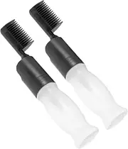 WEKADRIN 2pcs Hair Oil Applicator Comb Bottle Graduated Scale Hair Coloring Tool for Easy Dye Application for Salon and Home Use