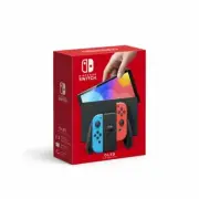 Nintendo Switch OLED model w/ Neon Red & Neon Blue Joy-Con New IN HAND!