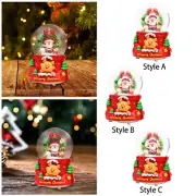 Christmas Snow Globe Music Box Birthday Friend Farmhouse Musical Snow Globe
