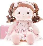 LeyaDoll Soft Baby Doll Toys (16''), My First Baby Rag Doll for 1 Year-Old Girl Birthday, Leya Doll Christmas Plush Toys for Toddler Kids Infants -Princess Breeze