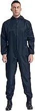 Rswnyirn Mens Antistatic Coverall Suit With Zip Front Opening Reusable Workwear Full Body Suits