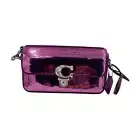 Coach Sequin Studio Baguette Bag - Dark Magenta