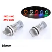 16mm6V DPDT Metal Selector Knob Dimmer Changeover Rotary Switch Waterproof Power