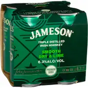 [Jameson] Jameson Smooth Dry & Lime Can 375mL