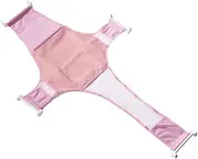 PERSELOSO Bathing Network Bath Mesh Bath Net Seat Net Support Tub Pink