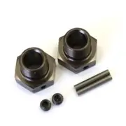 Kyosho IFW444GM Front Wide Wheel Hub (2pcs/Gunmetal/MP9)
