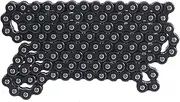 YC Yier 219H Reinforced Drive Chain 112 Link 21H X 112 Cam Chain for Racing Go Kart Karting Mini Bike Scooter ATV Dirt Bike CA72 CB72 CL72 CA77 CB77 CL77 CB350