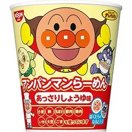 日本 日清 麵包超人泡麵 醬油口味 ANPANMAN 15碗入 NISSIN 兒童卡通 即食麵 沖泡 宵夜 消夜充飢