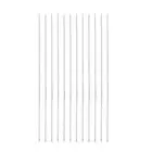 12pcs Kebob Skewers 35cm x 3.8mm x 1mm Stainless Steel Flat BBQ Grill Sticks