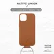 【NATIVE UNION】iPhone13 CLIC® CLASSIC 真皮背繩磁吸手機殼 - 經典棕