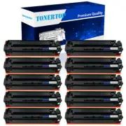 10PK Toner Cartridge Fits For HP CF410A 410A LaserJet Pro M477fnw M452 MFP M477