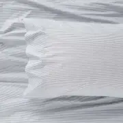 Harper Home Organic Cotton printed Sheet set Stripe - Navy