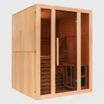 [Kylin Sauna] Kylin Sauna - Traditional Steam Sauna Room 3 Person QD-EA3D