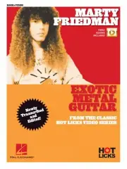 Marty Friedman Exotic Metal Guitar From the Classic Hot Licks Video 000322514