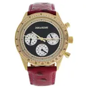 ZVM105 Master - Gold/Red Leather Strap Watch by Zadig & Voltaire for Women - 1 Pc Watch